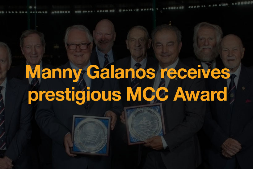 Manny Galanos receives prestigious MCC Award_Feature